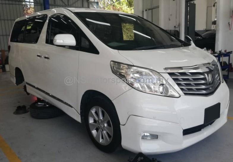 ALPHARD ANH20 GGH20 STYLING PACKAGE FRONT SKIRT FRONT LIP ORIGINAL ...