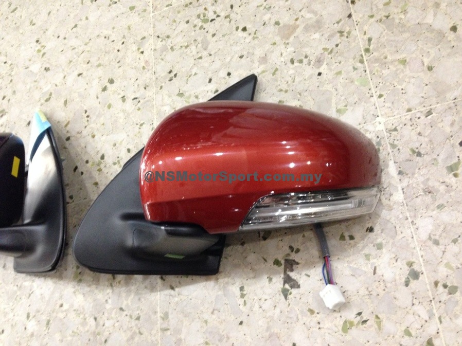 MYVI LAGI BEST SIDE MIRROR WITH LIGHT,AUTO FLIP P1311064 NS Motorsport