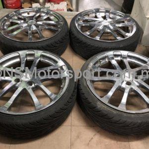 17 WEDS KRANZE CHROME SPORT RIM ORIGINAL JAPAN -P1811791 - NS Motorsport