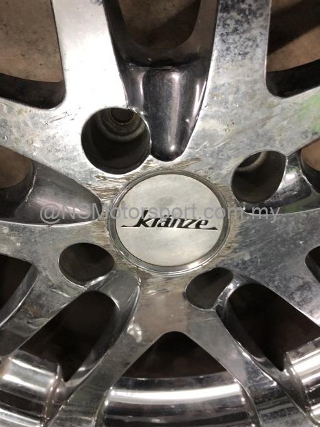 17 WEDS KRANZE CHROME SPORT RIM ORIGINAL JAPAN -P1811791 - NS Motorsport