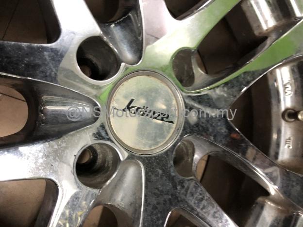 17 WEDS KRANZE CHROME SPORT RIM ORIGINAL JAPAN -P1811791 - NS Motorsport