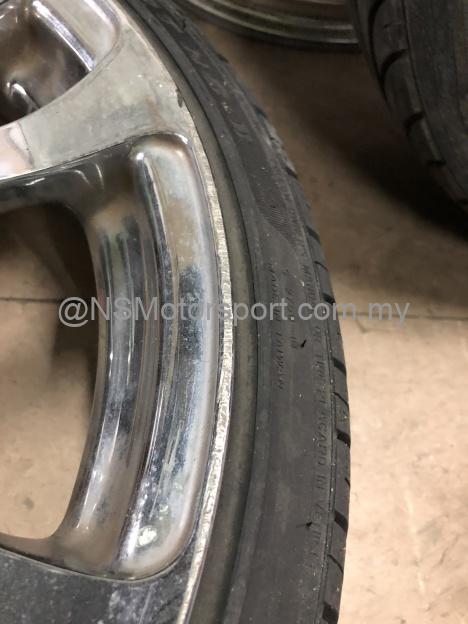 17 WEDS KRANZE CHROME SPORT RIM ORIGINAL JAPAN -P1811791 - NS Motorsport