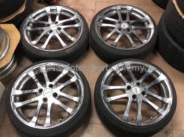 17 WEDS KRANZE CHROME SPORT RIM ORIGINAL JAPAN -P1811791 - NS Motorsport