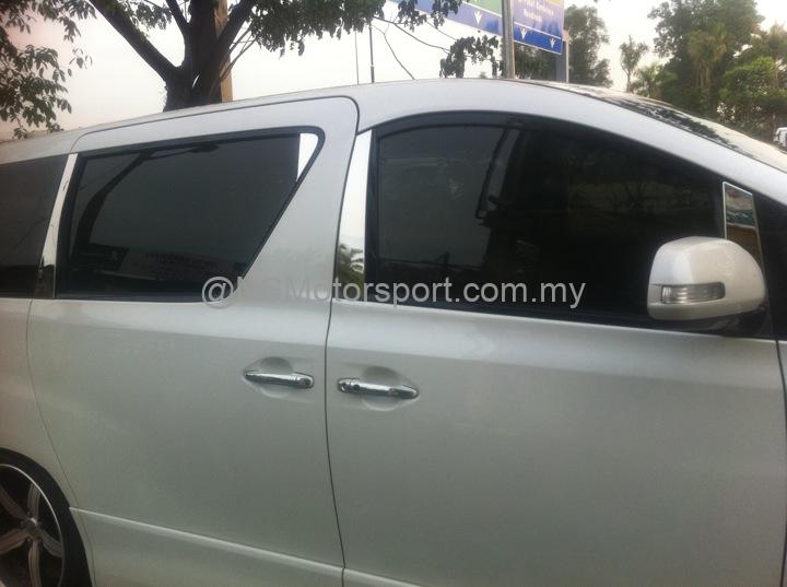 p10097 vellfire chrome pillar