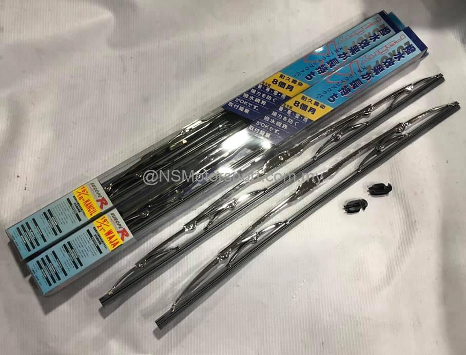 Europe R Rainy Car Chrome Front Wiper Blade Wipers Windshield Waja Wira P1208065 Ns Motorsport