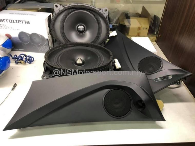 ALPINE 3 WAY Speakers DL3-F180AV-S fits for Toyota Alphard /Vellfire