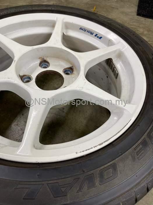 16 inch P1 RACING BUDDY CLUB SPORT RIM TYRE SET ORIGINAL- P1227369 - NS ...