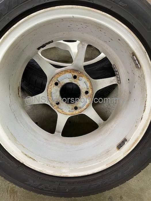 16 inch P1 RACING BUDDY CLUB SPORT RIM TYRE SET ORIGINAL- P1227369 - NS ...